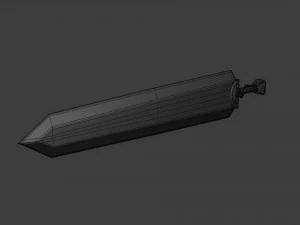 Berserk - Dragon Slayer Sword - Asset 3D Model