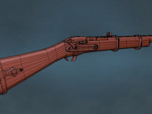 Rifle Fremy SpeedDraw - Rokka - Brave of the Six Flowers 3D मॉडल
