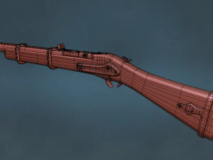 Rifle Fremy SpeedDraw - Rokka - Bravo das Seis Flores Modelo 3D