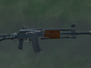 Assault Rifle Galil Arm 556 - Asset 3D Model
