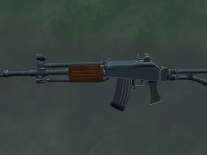 Assault Rifle Galil Arm 556 - Asset 3D Model