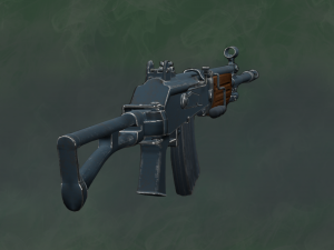 Assault Rifle Galil Arm 556 - Asset 3D Model