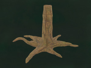 Tree Unleafs Dark F01 3D Model