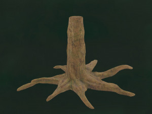 Tree Unleafs Dark F01 3D Model