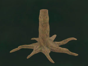Tree Unleafs Dark F01 3D Model