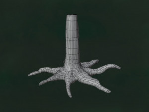 Tree Unleafs Dark F01 3D Model