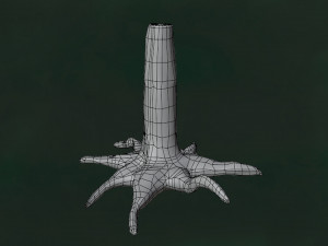 Tree Unleafs Dark F01 3D Model