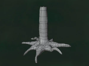 Tree Unleafs Dark F01 3D Model
