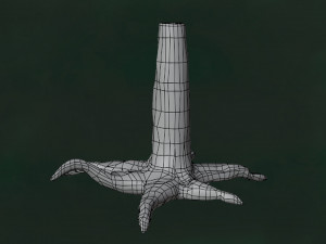 Tree Unleafs Dark F01 3D Model