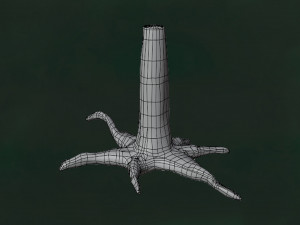 Tree Unleafs Dark F01 3D Model