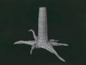 Tree Unleafs Dark F01 3D Model