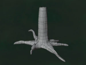 Tree Unleafs Dark F01 3D Model