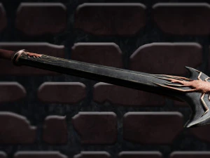 POP02 - &Ouml;r&uuml;mcek Kılıcı - FanModArt 3D Model