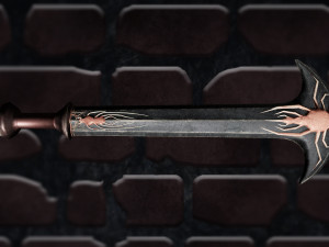 POP02 - Spider Sword - FanModArt 3D Model
