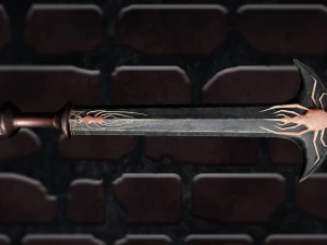 POP02 - Spider Sword - FanModArt 3D Model