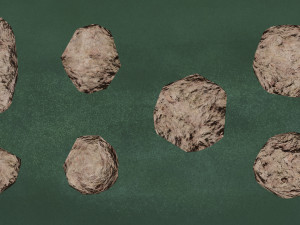 RocksF1 Red Desert Pack - Nature Env Assets 3D 모델