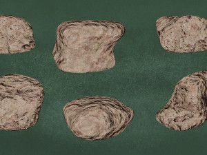 RocksF1 Red Desert Pack - Nature Env Assets 3D 모델