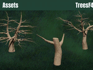 Bomen F4 GR2 Pack - Unleafs Activa Natuur Env 3D Model
