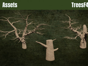 Trees F4 GR3 Pack - Unleafs Assets Nature Env Modelo 3D