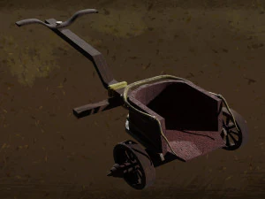 Asset - War Chariot Rome Horse T1 3D Model