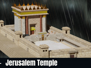 Jerusalem Temple 3rd - Esplanade - Sacred Objects Modelo 3D
