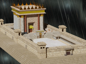 Jerusalem Temple 3rd - Esplanade - Sacred Objects 3D Model