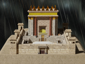 Jerusalem Temple 3rd - Esplanade - Sacred Objects 3D Model