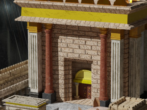Jerusalem Temple 3rd - Esplanade - Sacred Objects 3D Model