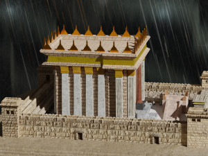 Jerusalem Temple 3rd - Esplanade - Sacred Objects 3D Model
