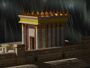 Jerusalem Temple 3rd - Esplanade - Sacred Objects 3D Model