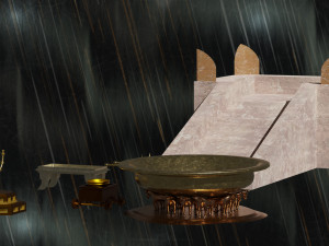 Jerusalem Temple 3rd - Esplanade - Sacred Objects 3D Model