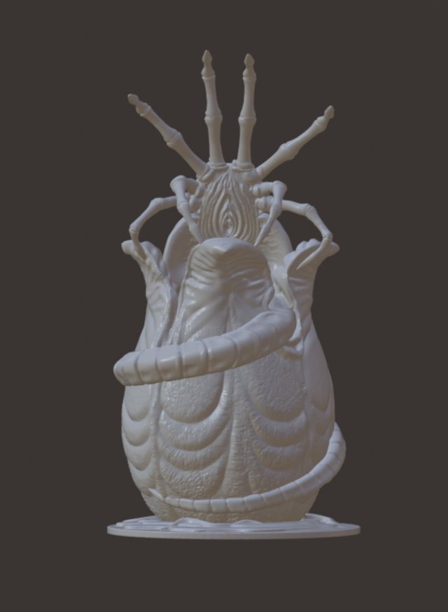 Xenomorph egg 3D Print Model .c4d .max .obj .3ds .fbx .stl .blend 