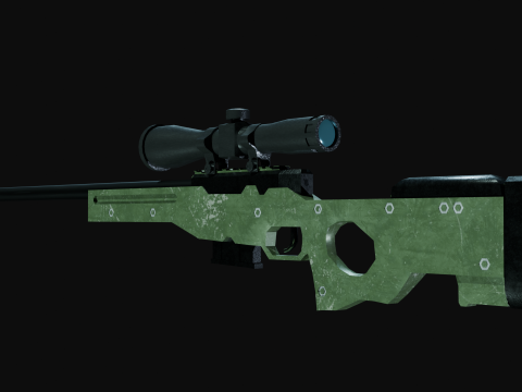 AWM Low poly for games Modelo 3D
