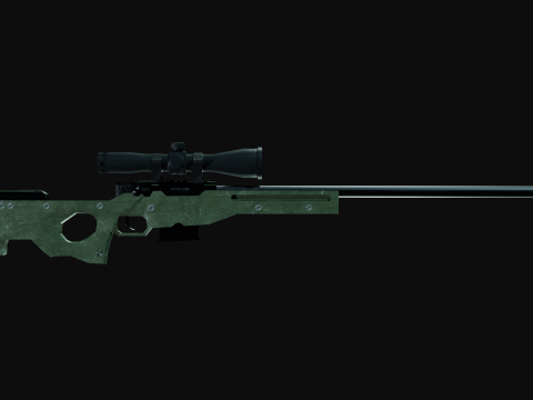 AWM Low poly for games 3Dモデル