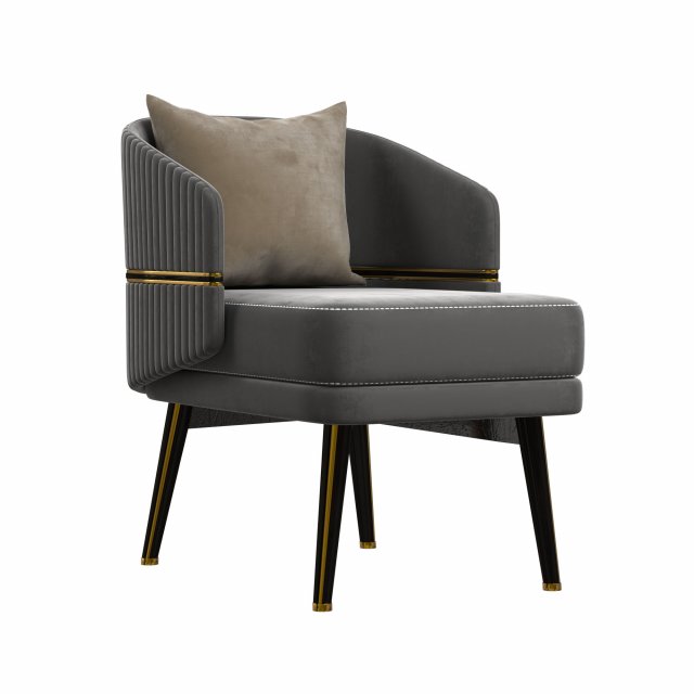 Billy armchair 3D Model .c4d .max .obj .3ds .fbx .stl .blend 