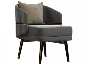 比利扶手椅 3D 模型