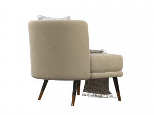 Armchair Keywest Modelo 3D