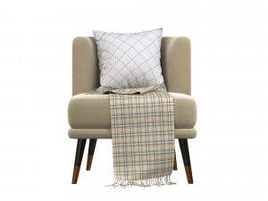 Armchair Keywest Modelo 3D