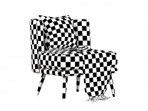 Armchair Keywest 3D Model