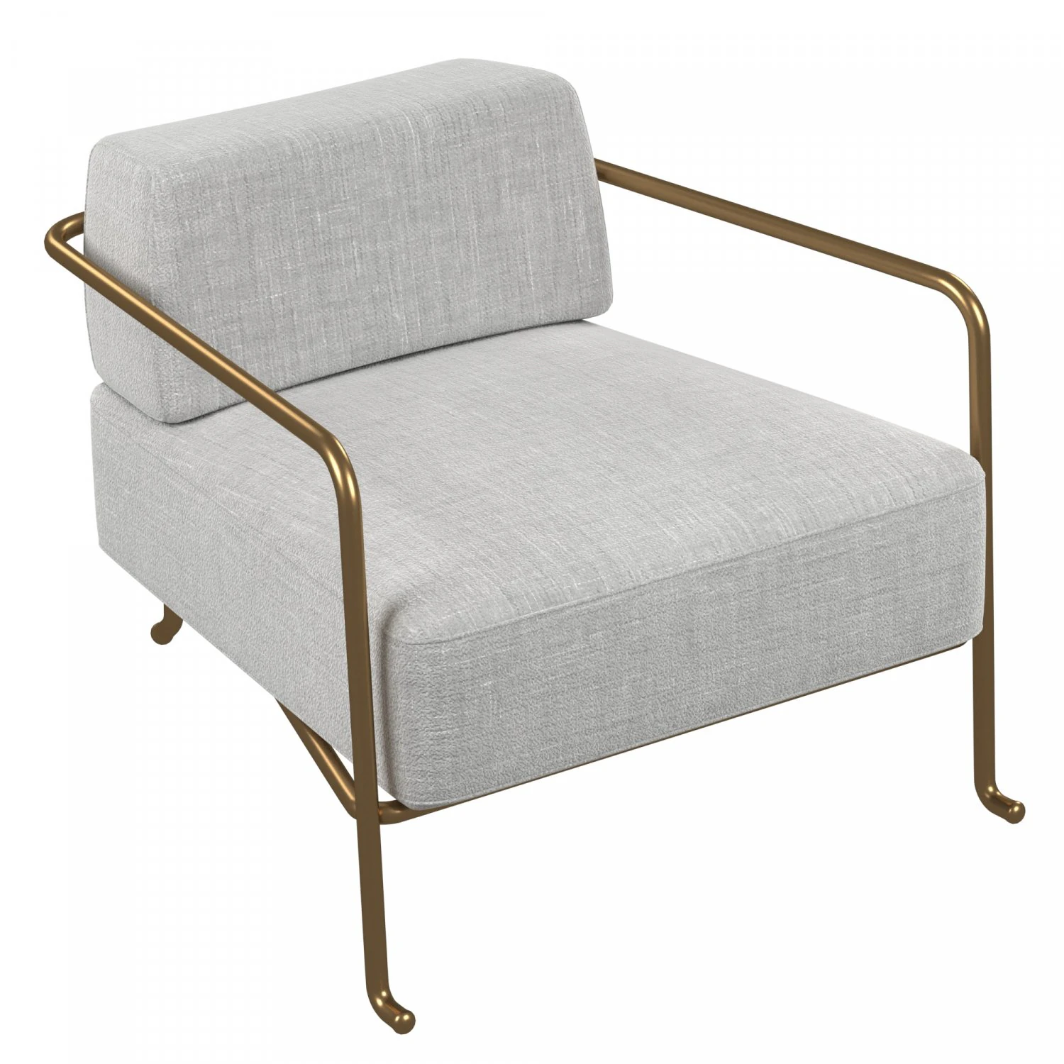 Bruxelles chair 3D Model .c4d .max .obj .3ds .fbx .stl .blend 