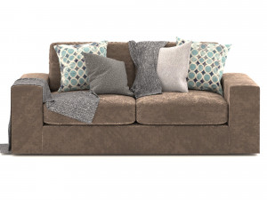 Chill fabric 4 seater sofa Modello 3D