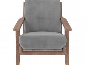 Altynay wide armchair 3D Модель