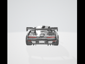 Auto Mclaren Senna Modèles 3D en vedette