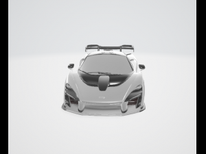 Auto Mclaren Senna Modèles 3D en vedette