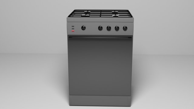 Gas stove Clarity Modelo 3D .c4d .max .obj .3ds .fbx .stl .blend 