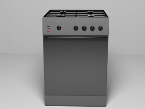 Gas stove Clarity 3D Model