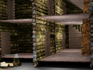 Forest hut 3D Model