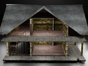 Forest hut 3D Model