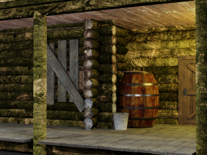 Forest hut 3D Model