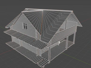 Forest hut 3D Model